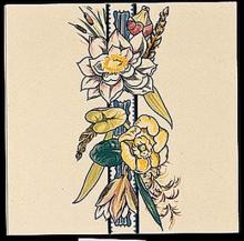 Bird and Butterfly Edge 1 FLAT (4489) - fireplace tile