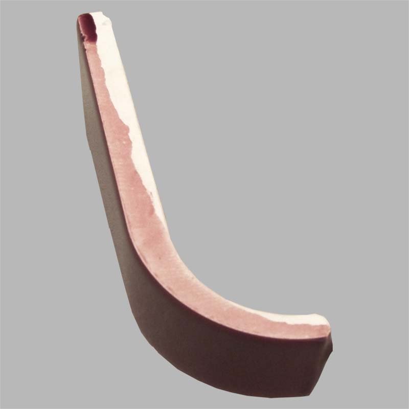 6 x 2 inch tapered opening tile - fireplace opening tile