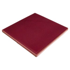 Plain edged 6 inch square tile (PLN) - fireplace tile