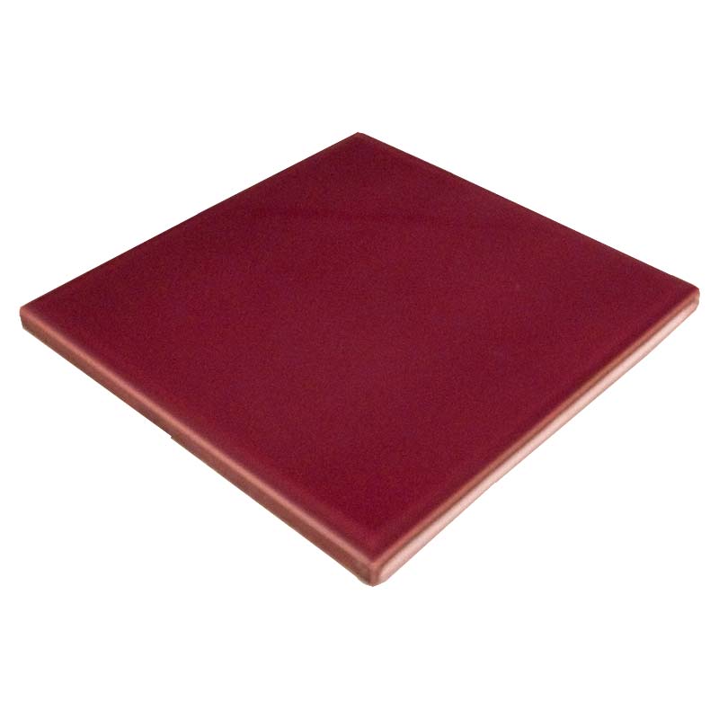Plain edged 6 inch square tile (PLN) - fireplace tile